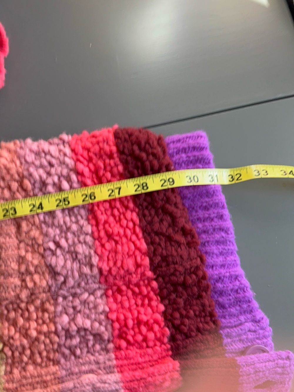 Sonia Rykiel Multicolor Striped Bouclé Cardigan - Picture 7 of 9
